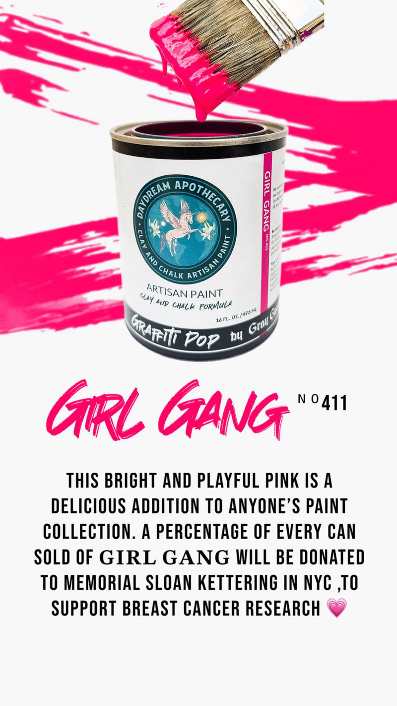 Girl Gang - Clay and Chalk Paint - Graffiti Pop