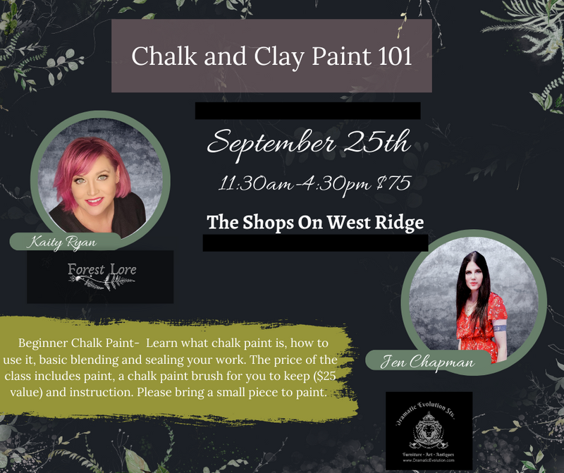 Chalk And Clay Paint Beginner Class - Paint 101